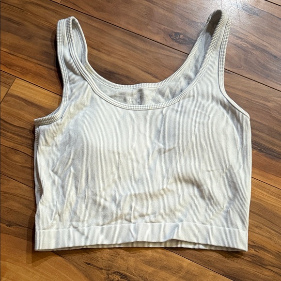 Athletic Women's White Tank Top - Picture 1 of 1